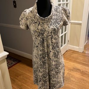 Calvin Klein snake print sweater dress